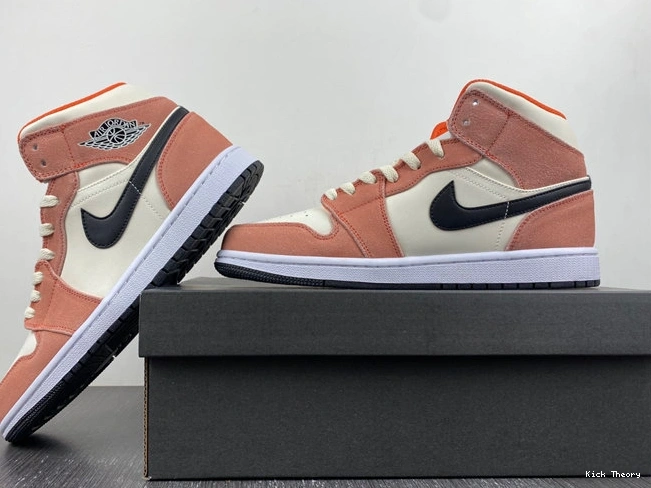 Kick Theory Suede 3683 Jordan Seasonal SE Orange 1 DV1336- Mid 1013